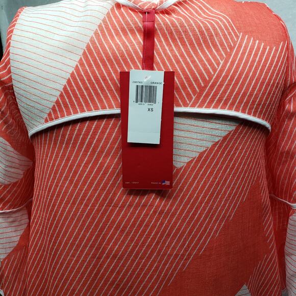 IC by Connie K Lagenlook Tunic XS – Artsy Stripe Colorblock Oversized Semi sheer - Picture 5 of 10